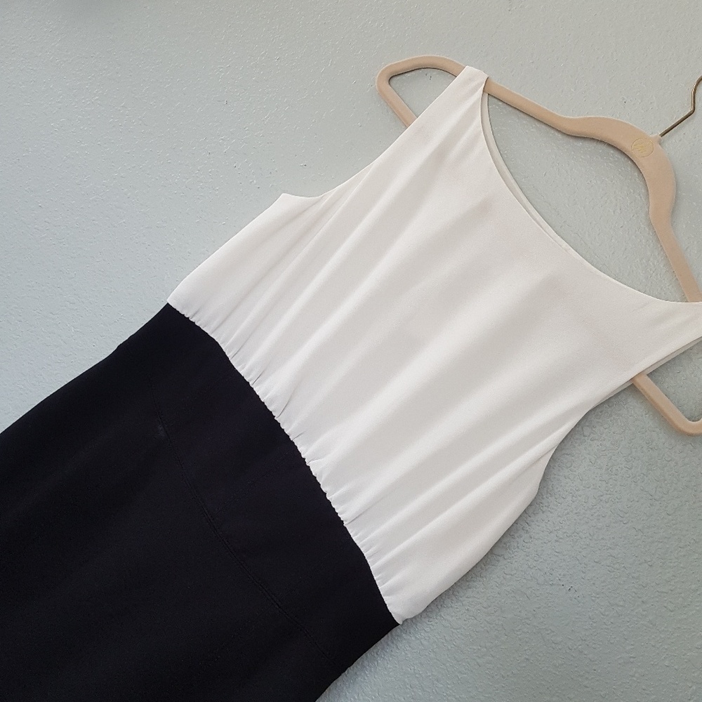 LOFT White & Black Dress